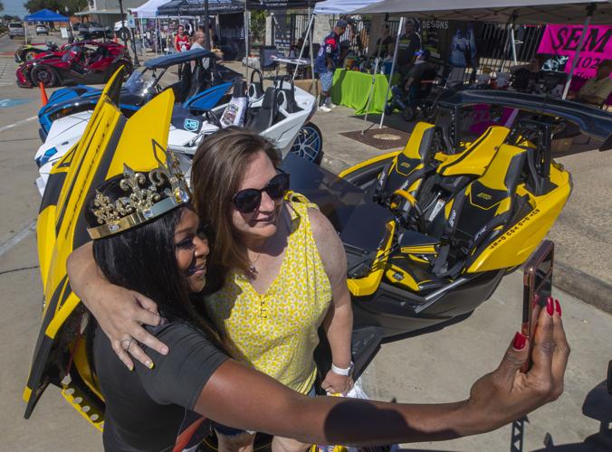 Slingshot riders spin into Galveston County Local News The Daily News