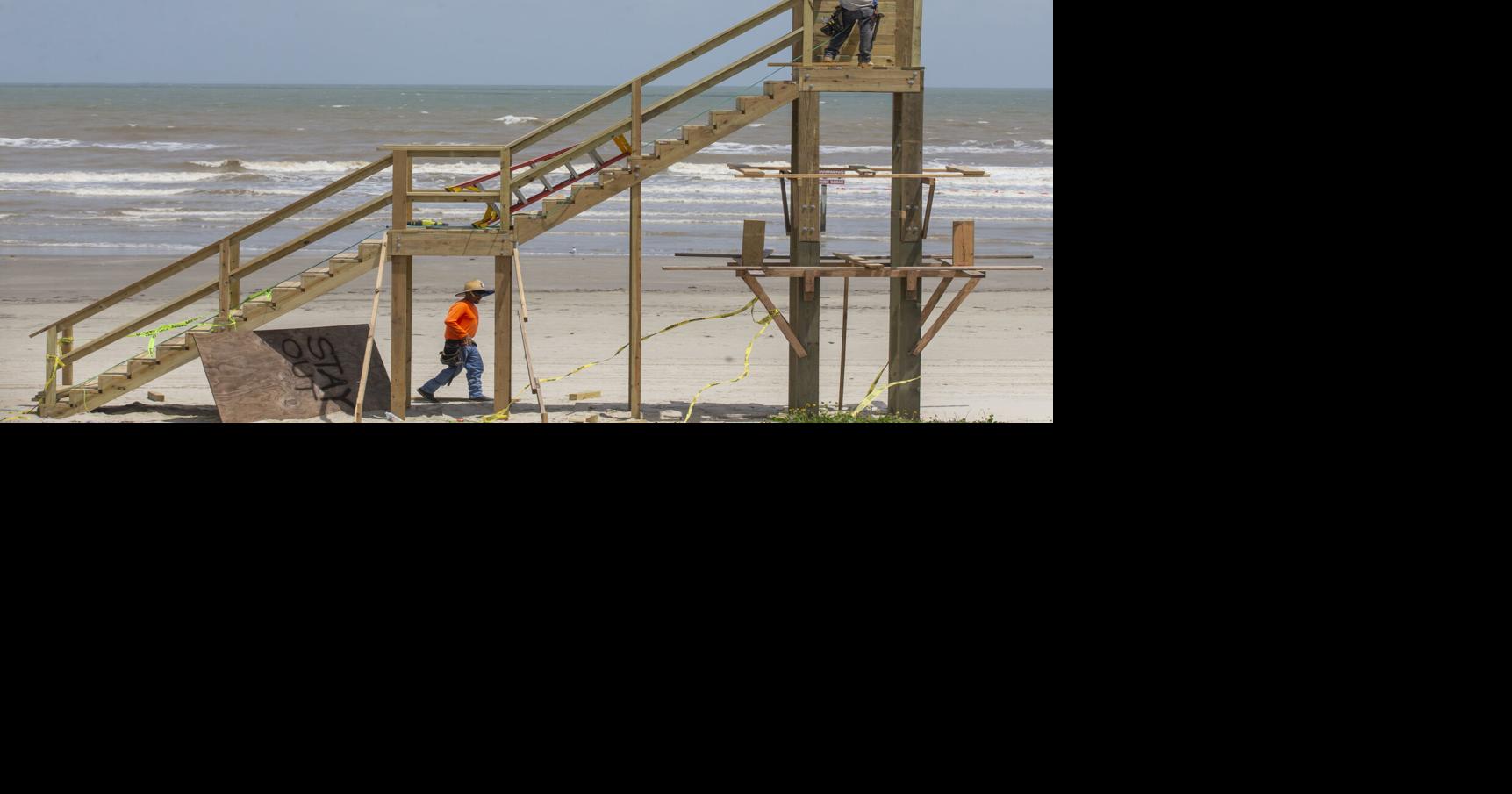 Breaking buzz: City explains mysterious platform on Galveston beach