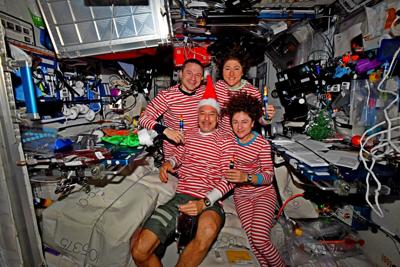 Astronauts send holiday greetings from ISS