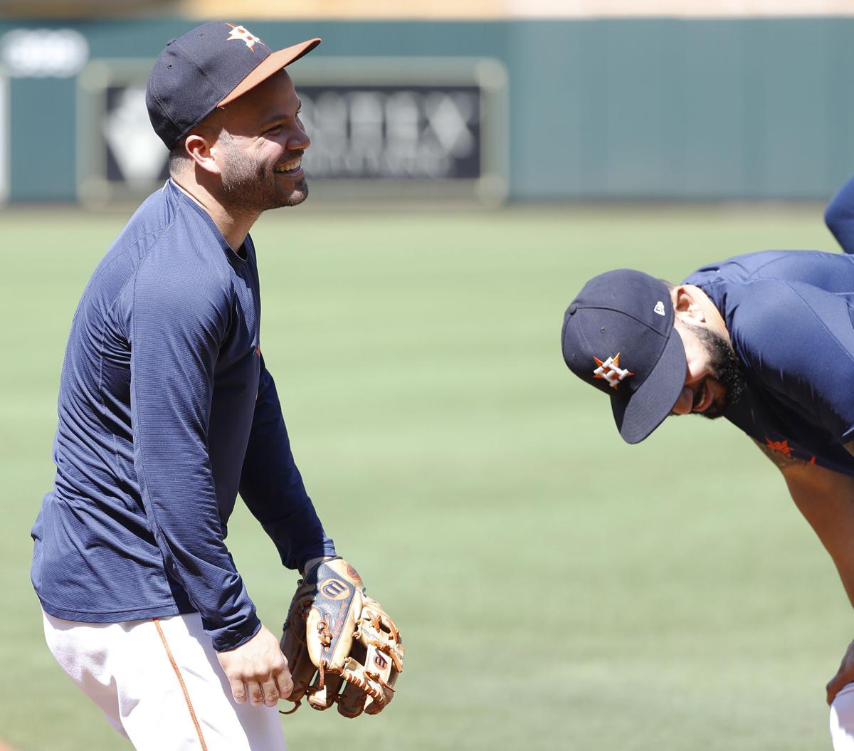 Houston Astros ALDS Workout