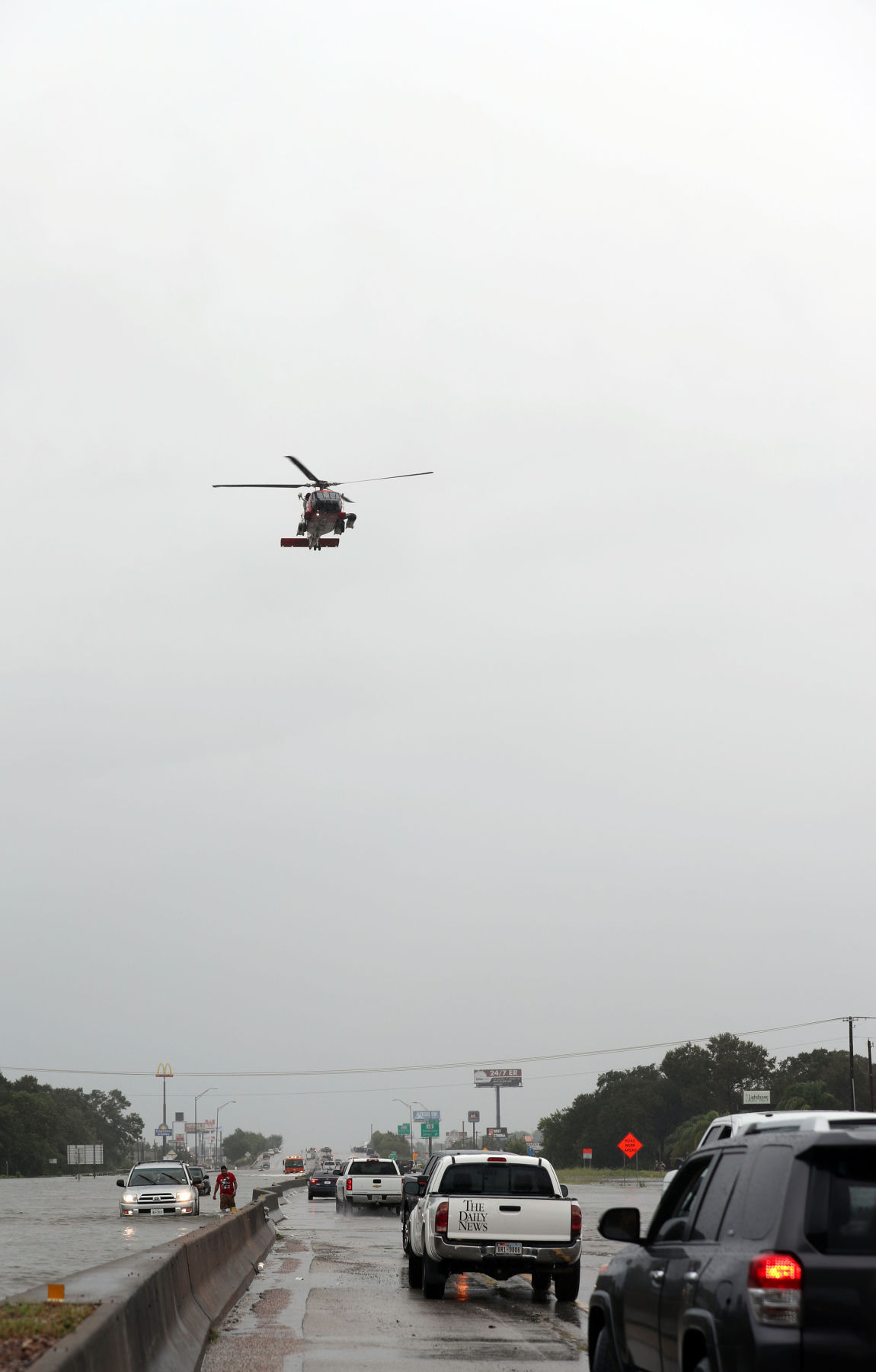 Dickinson Harvey flooding