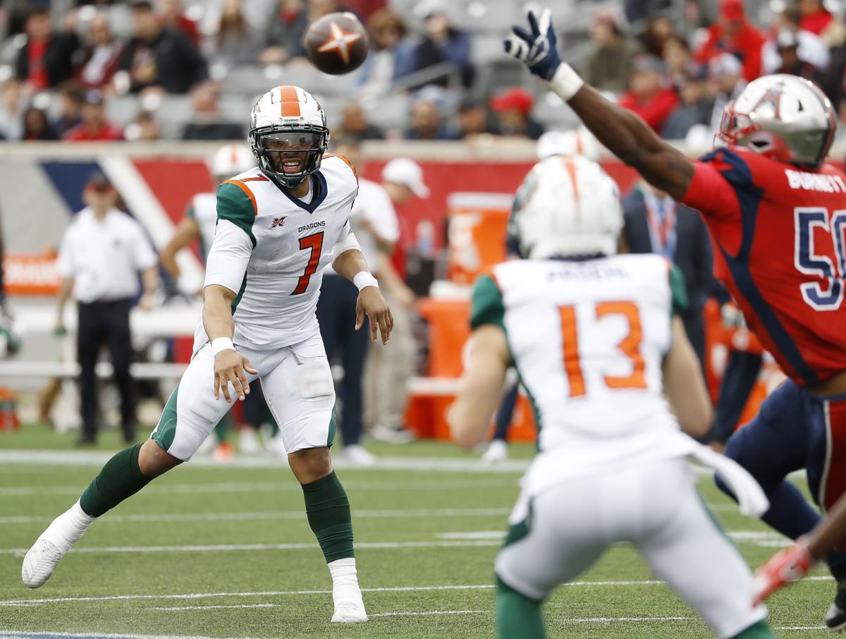XFL Houston Roughnecks vs. Seattle Dragons