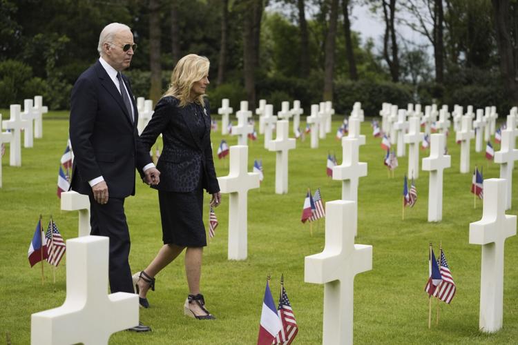 Biden looks to Pointe du Hoc to inspire the push for democracy abroad ...