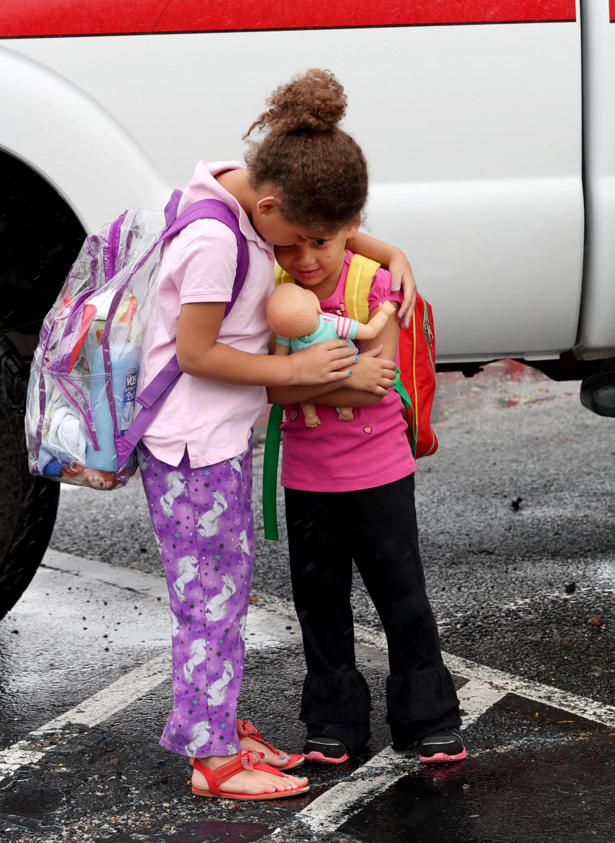 Dickinson evacuees evacuated from Galveston