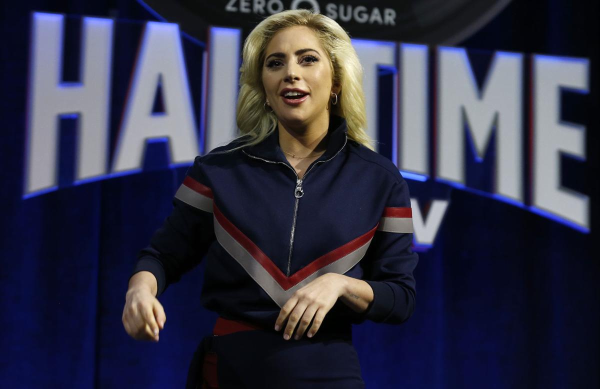 Lady Gaga at Super Bowl LI