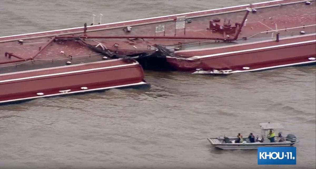 Two Barges Collide In Houston Ship Channel Local News