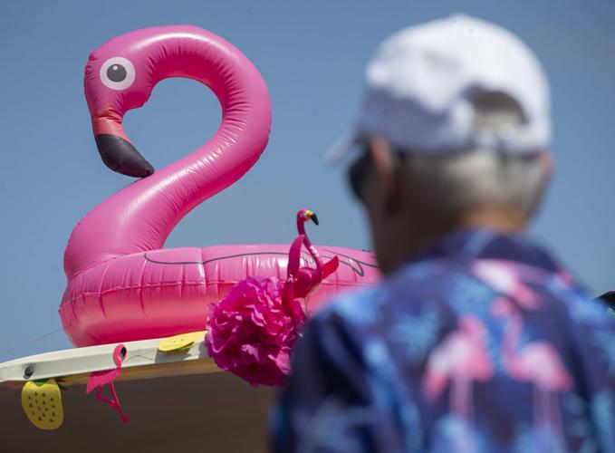‘Flamingos’ flock to downtown Galveston for annual parade Local News