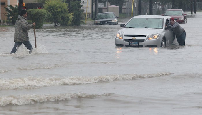 Streets all over Galveston swamped during summer storm | Local News ...