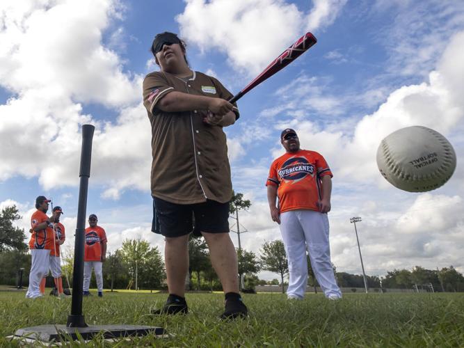 Beep Baseball demonstration brings inclusive sport to League City