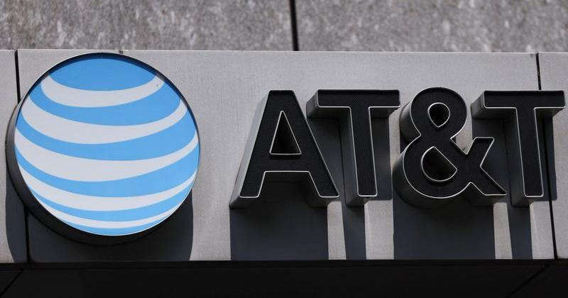 The AT&T logo in Mexico City