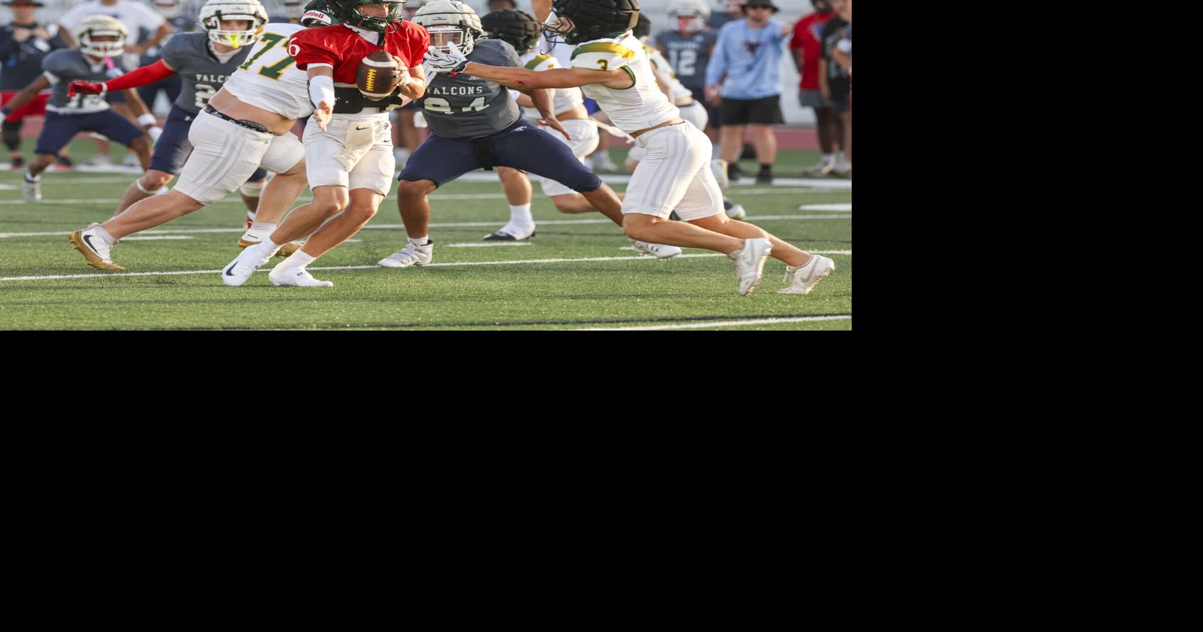 Football scrimmages offer 1st glimpses of season to come