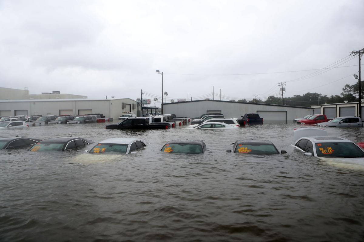 Dickinson Harvey flooding