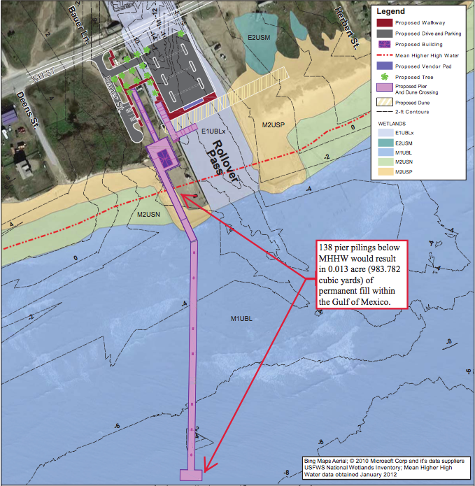 Application outlines plans for Rollover Pass fishing pier Local News