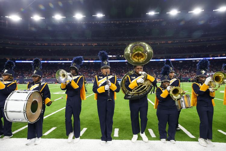 La Marque band performs at halftime of Texans preseason game High