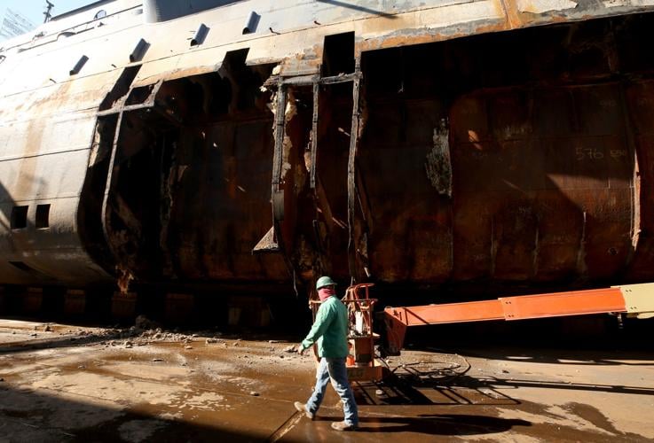 Navy admiral visits Galveston, tours Battleship Texas Local News