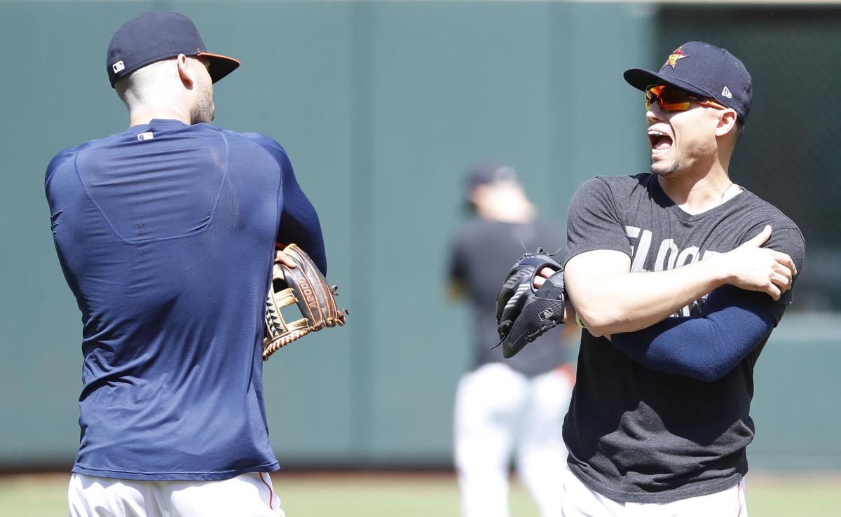 Houston Astros ALDS Workout