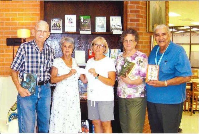 Ball High School library receives donation