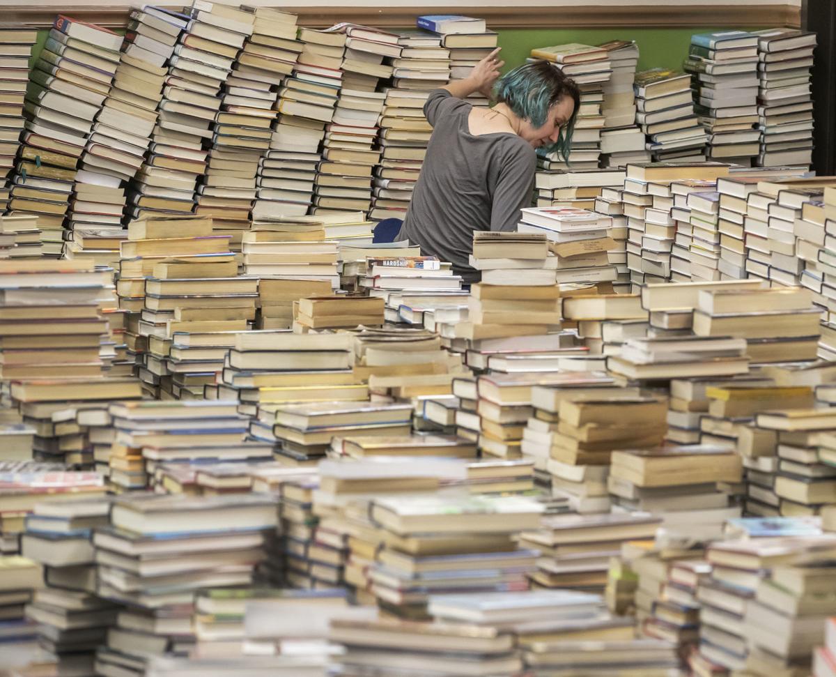 Despite flooding, Helen Hall Library continues to serve patrons.