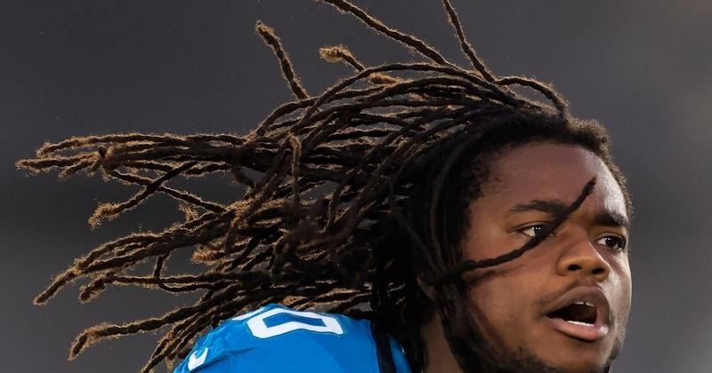 Jacksonville Jaguars running back Deejay Dallas (20) is introduced before an NFL preseason football matchup at EverBank Stadum on Friday, Aug. 28, 2026 in Jacksonville, Fla. [Corey Perrine/Florida Times-Union]
