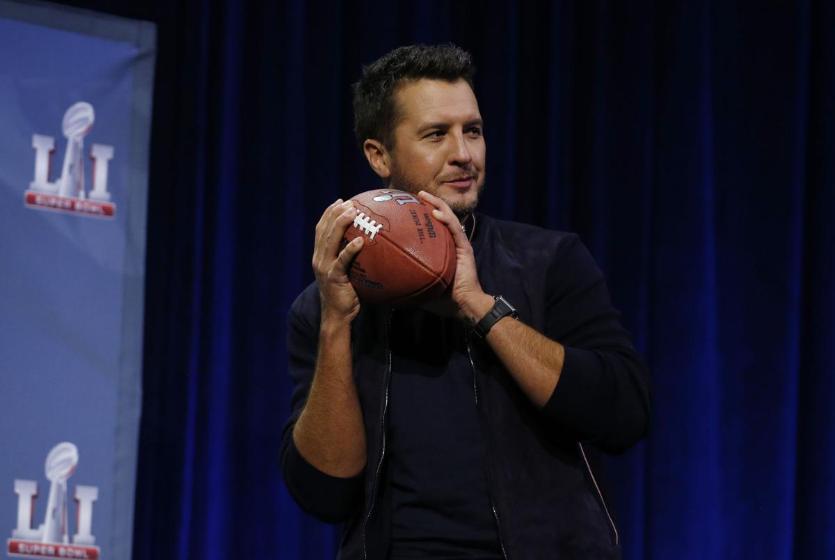 Luke Bryan at Super Bowl LI