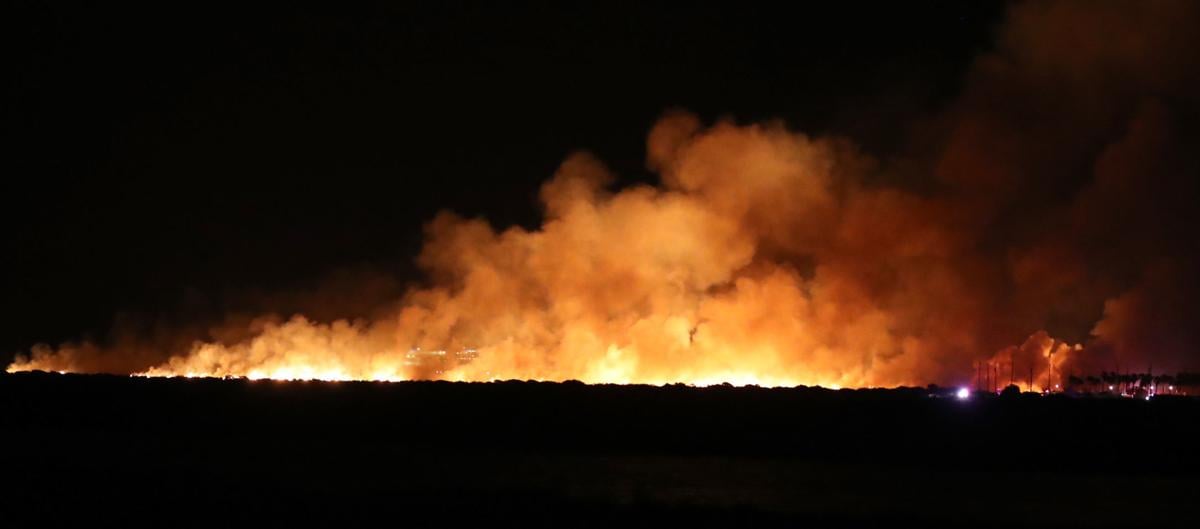 Galveston Fire Department fights large brush fire Police News The
