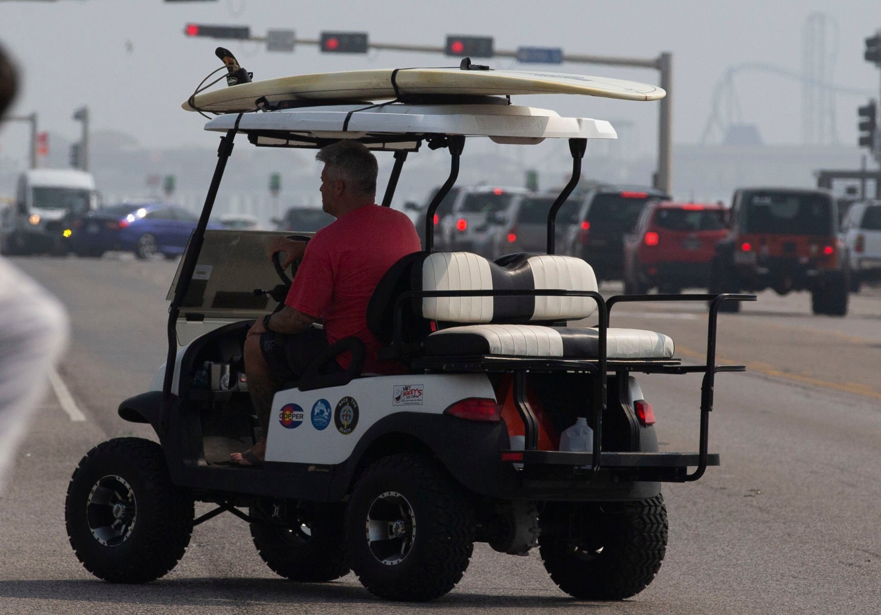 Galveston seeks ways to regulate golf carts on seawall Local