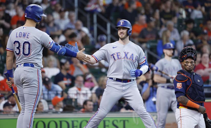 Astros embrace getaway day, top Rangers 5-1