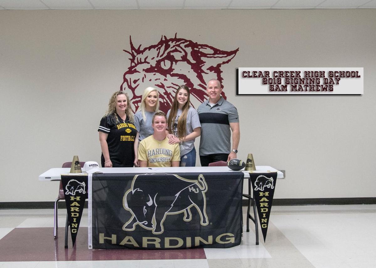 Clear Creek football NLI