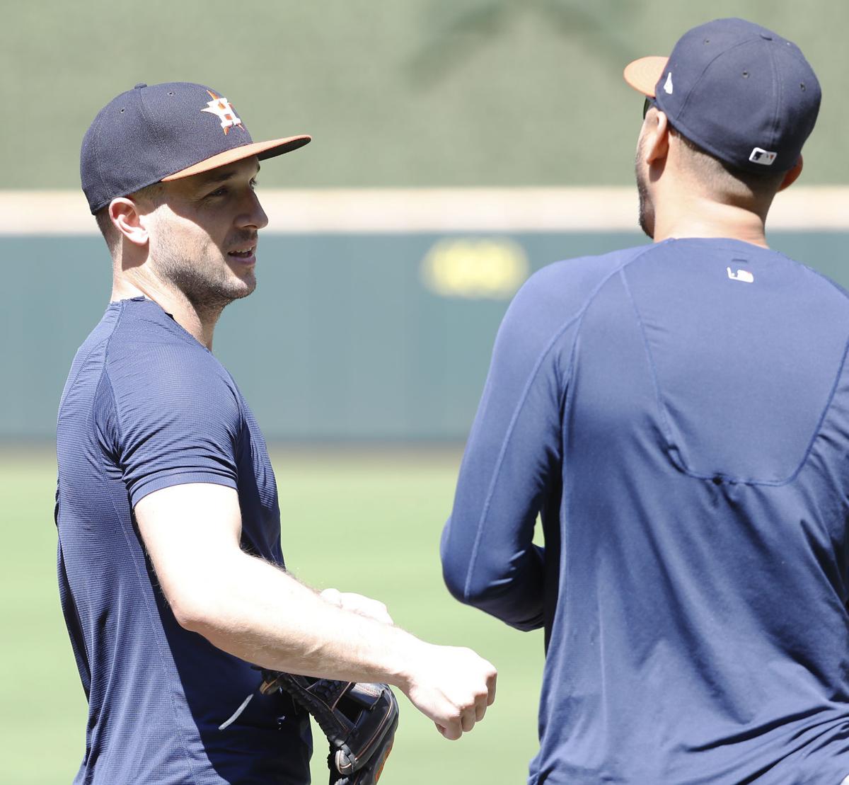Houston Astros ALDS Workout