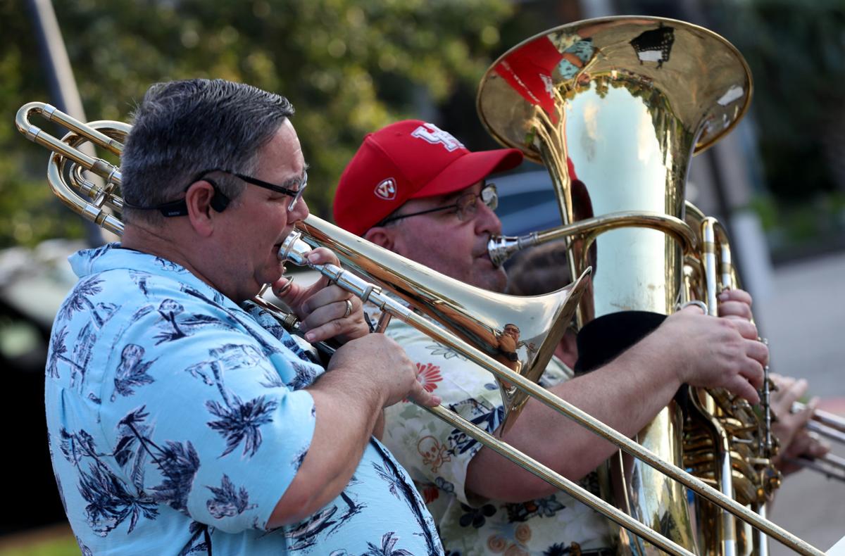 Beach band's brass players put on mini concert Local News The Daily