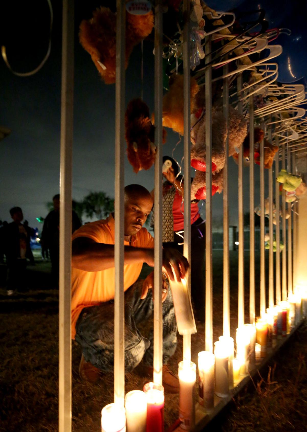 Community vigil for Xavion Young