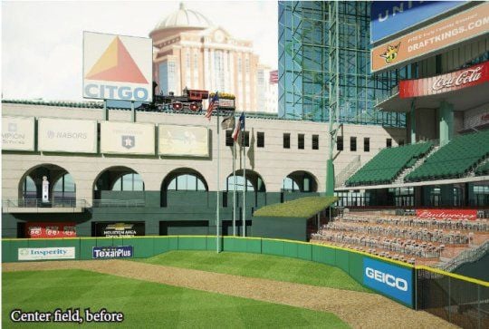 Minute Maid Renovations Include Removal Of Tal's Hill – Houston