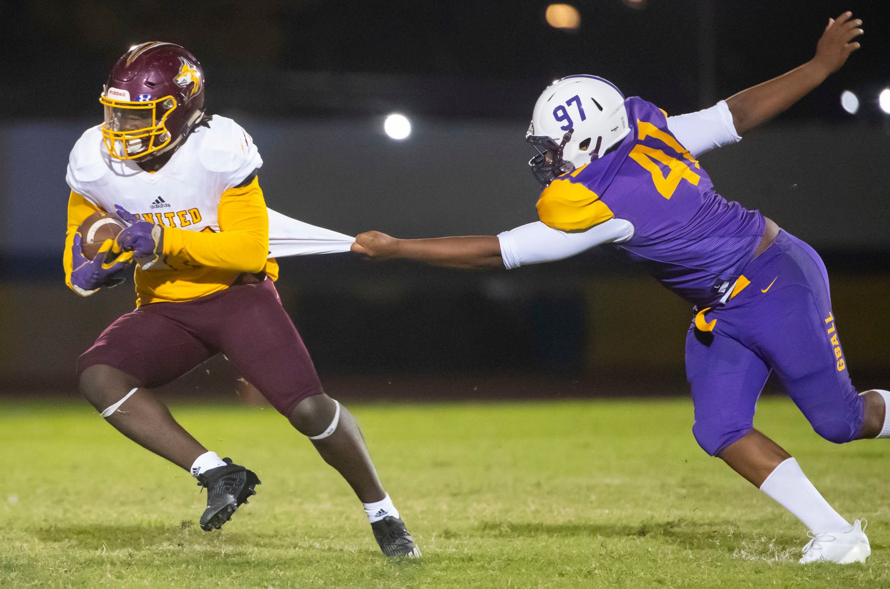 Ball High vs Beaumont United High School Football High School