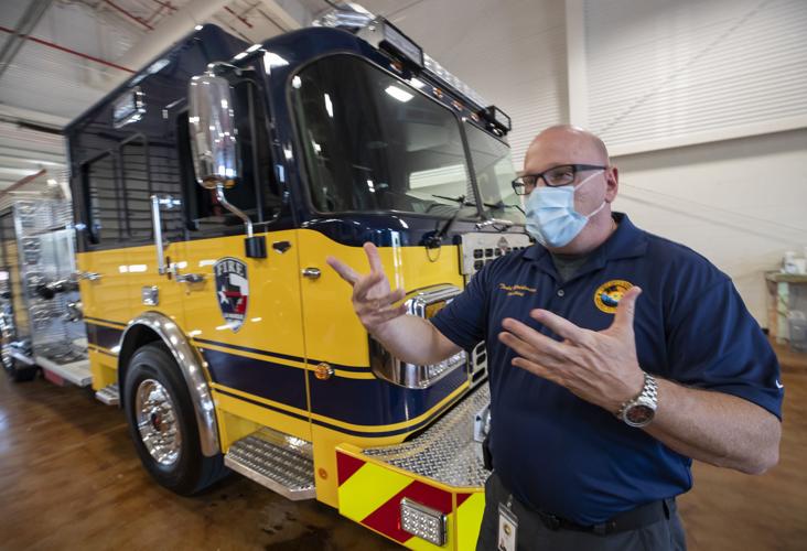 La Marque Fire Department celebrates two new trucks Local News The