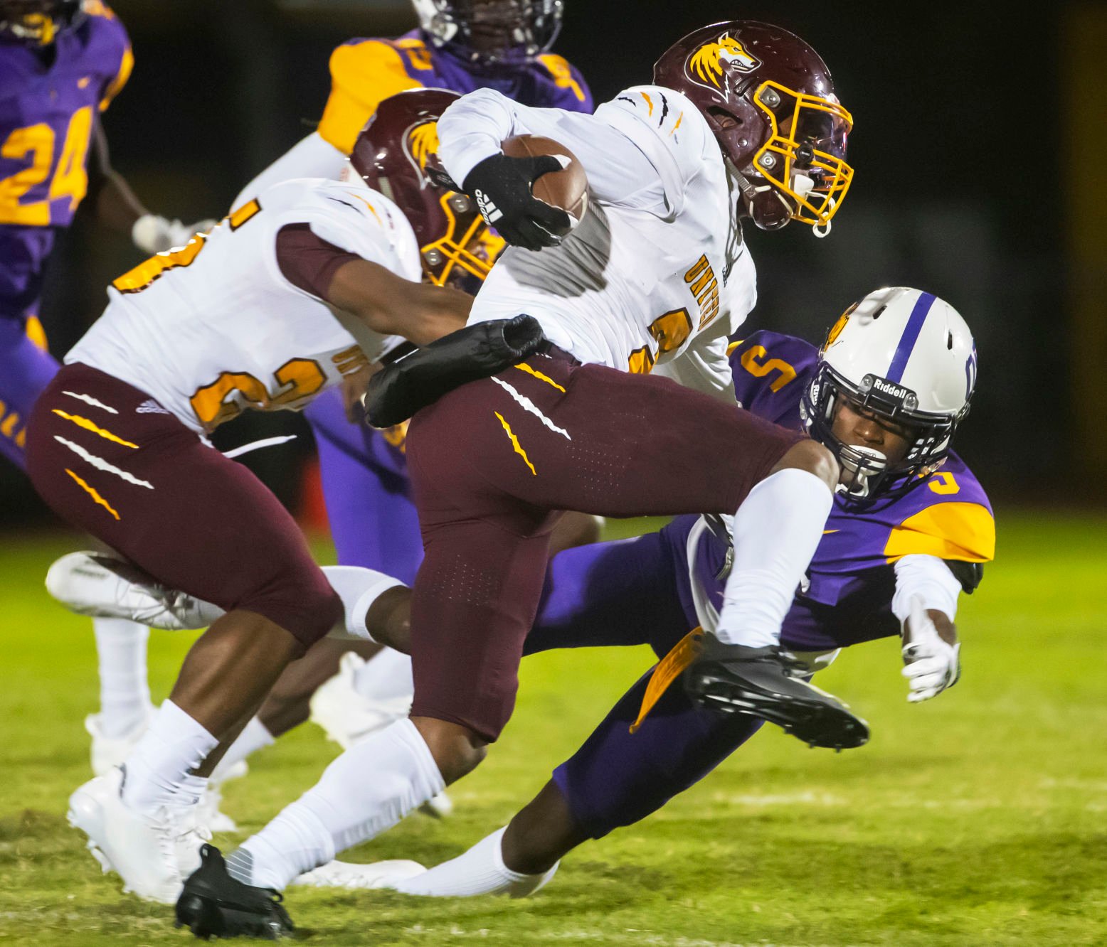 In Focus Ball High vs Beaumont United High School Football In