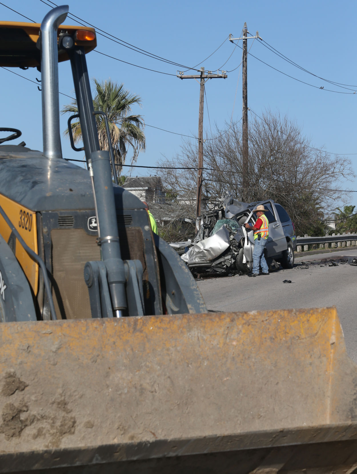 Two Hospitalized After Car Crashes Into Backhoe | Local News | The ...