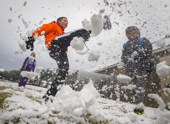 Photos Snow in Galveston County In Focus The Daily News