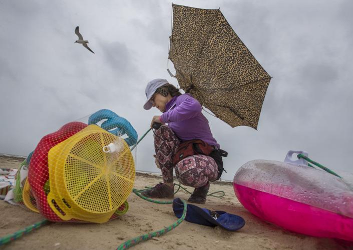 Dreary weather in Galveston causes slow start to spring break Local