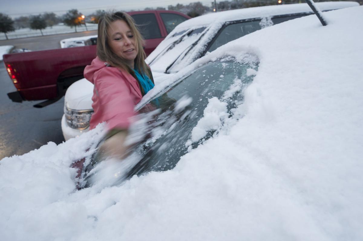Photos Snow in Galveston County In Focus The Daily News