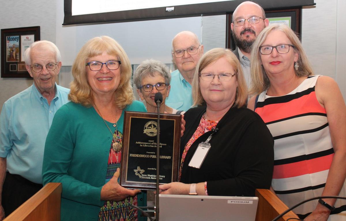 Friendswood Library receives Excellence Award