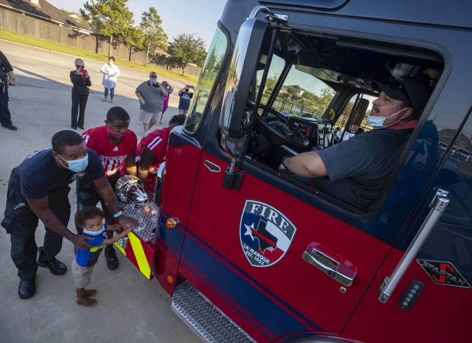 La Marque Fire Department celebrates two new trucks Local News The