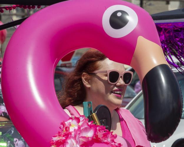 ‘Flamingos’ flock to downtown Galveston for annual parade Local News