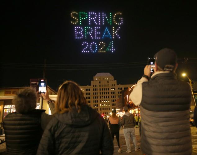 Drone show helps kick off spring break in Galveston Local News The