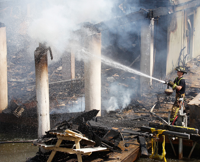 Raging fire destroys house on Tiki Island Local News The Daily News