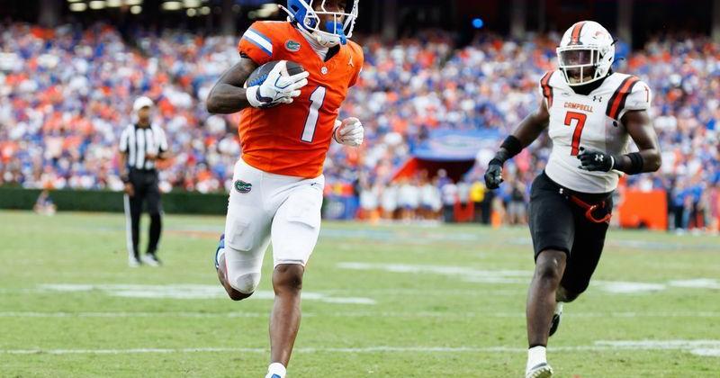 Vernell Brown III houses 2 punt returns, Florida routs Campbell