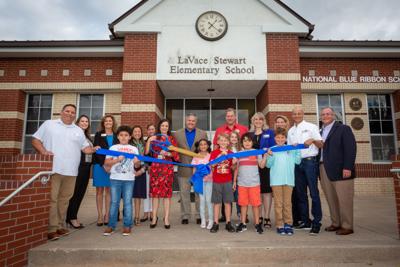 Stewart Elementary School ribbon-cutting ceremony