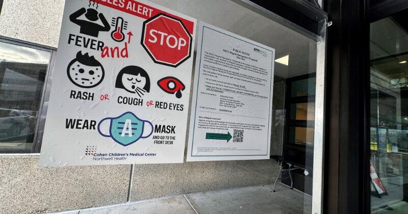 FILE PHOTO: Measles scare in New York
