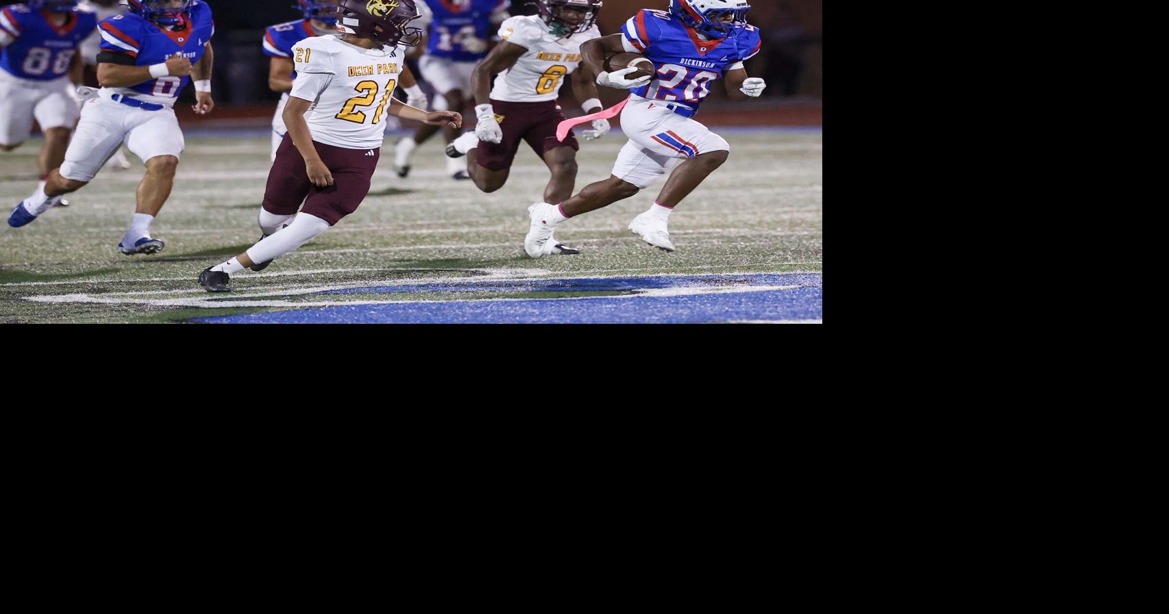 Determined Dickinson bests Deer Park in big-play slug-fest