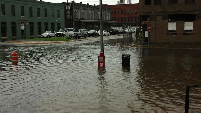 Streets all over Galveston swamped during summer storm | Local News ...