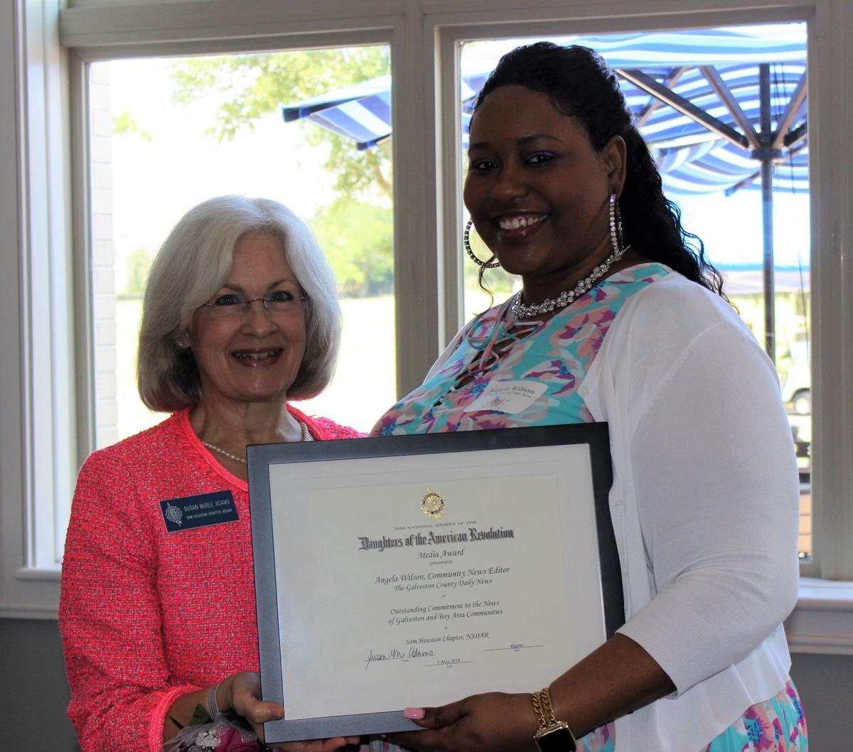 Angela Wilson honored with media award